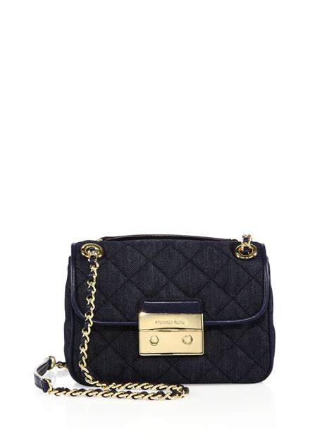 sac michael kors sloan denim|Sloan Small Quilted.